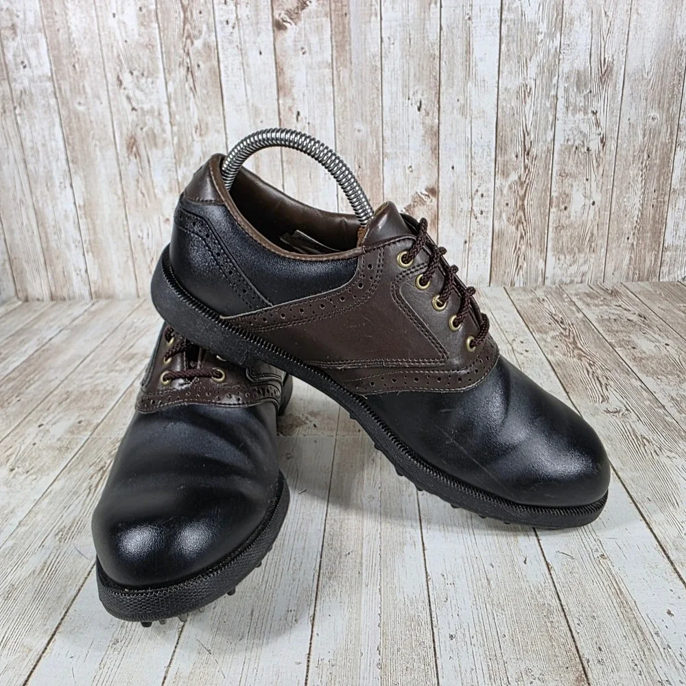 FootJoy Golf Shoes‎ Leather Saddle Oxford Spikeless Comfort 7.5M